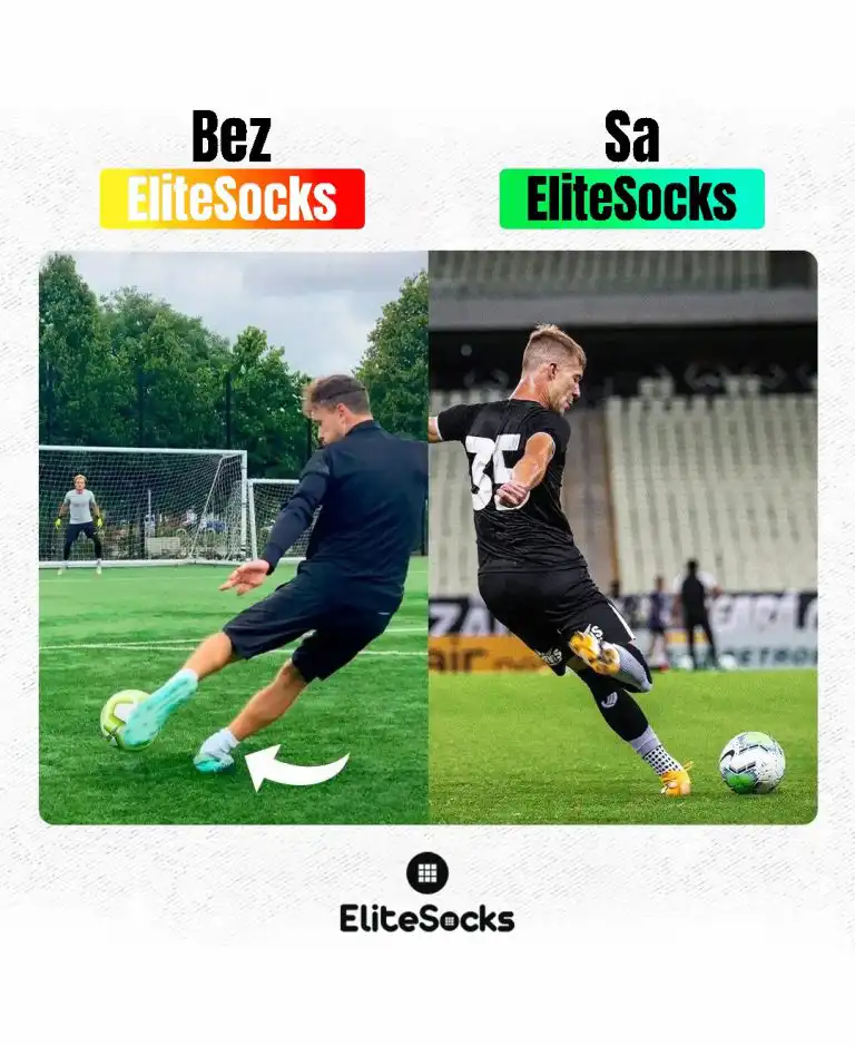 EliteSocks - Usporedba (bez i sa elitesocks)